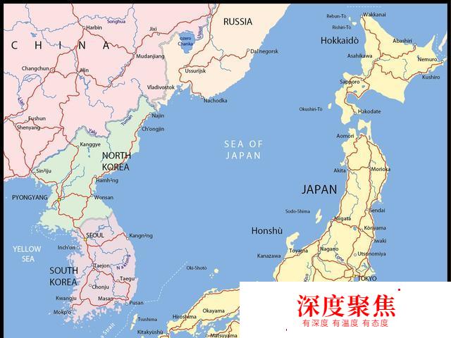 从地图上也可以看出日本位于中纬度,气候相对比较舒服