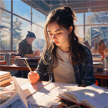 儿童正在学习日语