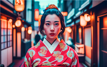 一位学生正在使用平板电脑进行在线日语学习